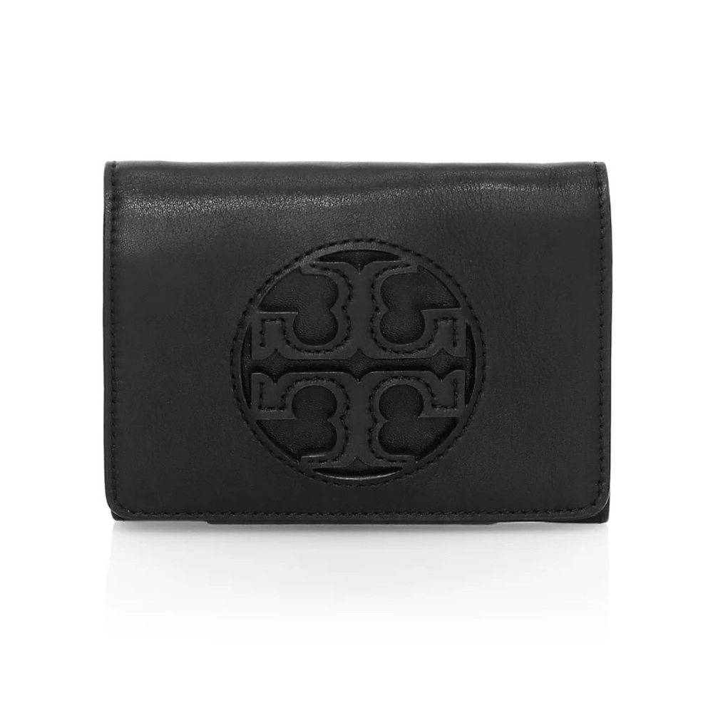 Authentic Tory Burch Tri-Fold Leather Wallet